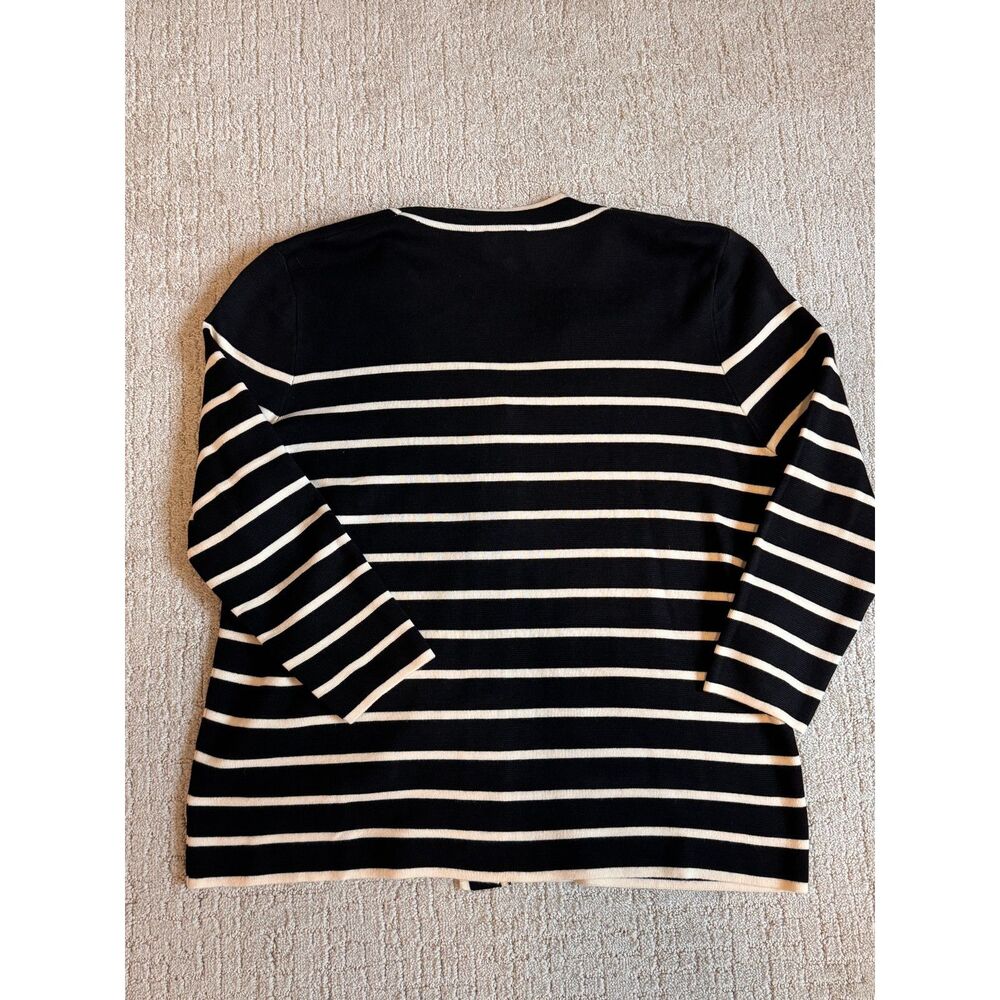 NWOT Tuckernuck Black and White Stripe Lauren Cardigan - Small - Picture 2 of 3